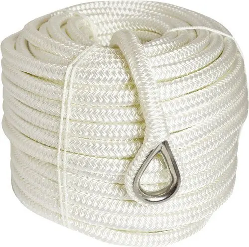 1852 Ankerleine aus Polyester mit eingespleißter Edelstahlkausch – 40 m