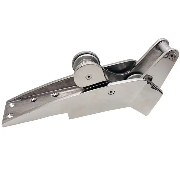 1852 Ankerrolle klappbar – massiver Edelstahl-Guss AISI 316 für Anker bis 12 kg