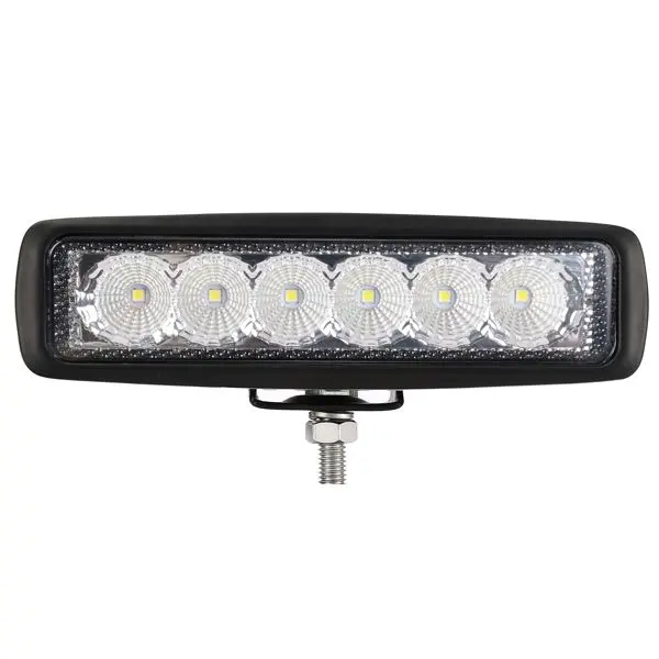 1852 Decksscheinwerfer – Flutlicht 90° mit 6 LED, Aluminiumgehäuse, 10–30 V