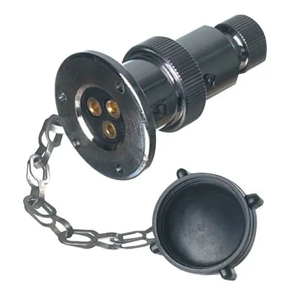1852 Deckssteckdose / Stecker 3-polig 3A