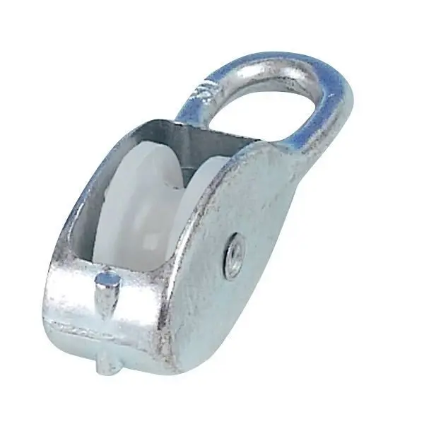 1852 Einscheibiger Block Aluminium – Scheibendurchmesser 30 mm, bis 8 mm Tauwerk