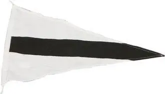 1852 Internationale Signalflagge 3 – Hilfsstander Zollflagge