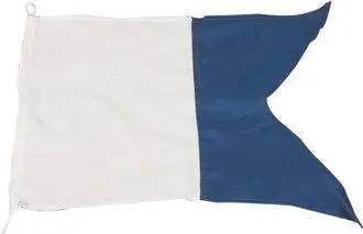 1852 Internationale Signalflagge A – Taucherflagge