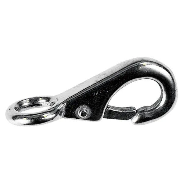 1852 Karabiner mit Auge – Edelstahl AISI 316 für den Bordeinsatz