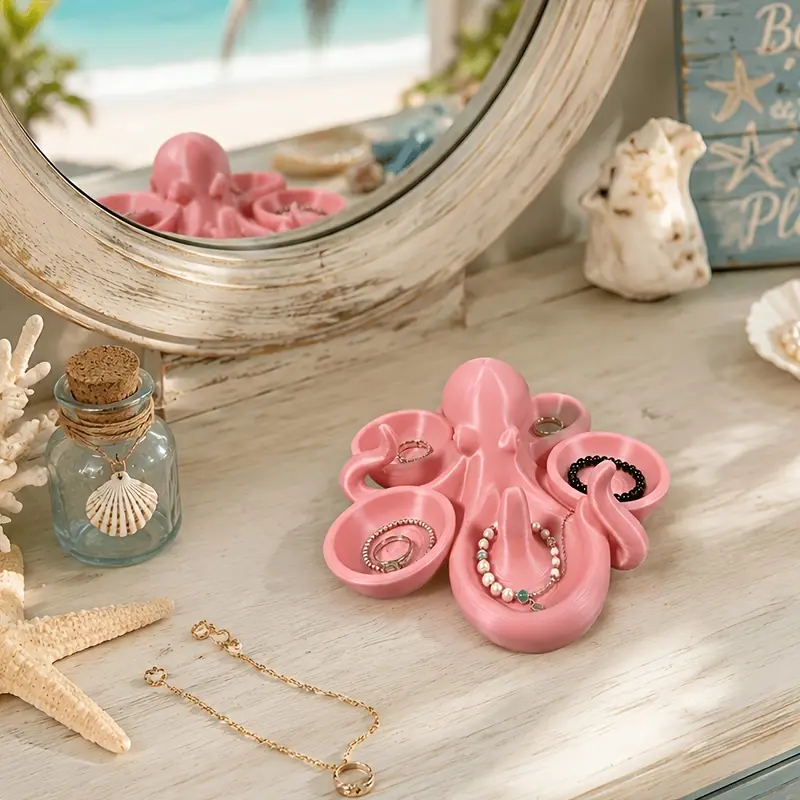 3D Octopus Jewelry Holder - Ideal for Ocean Lovers