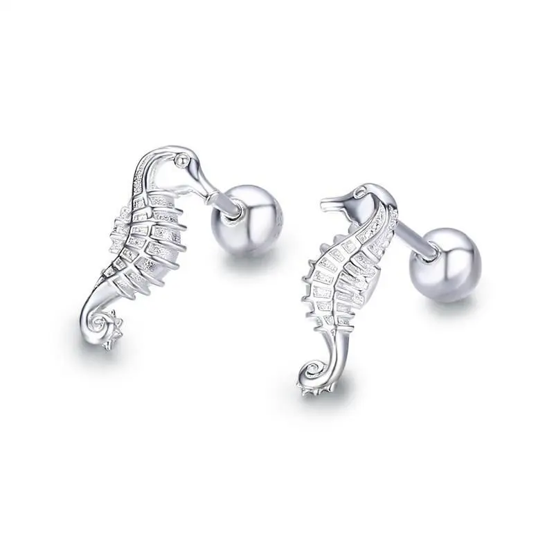 925 Scuba Real Silver Earrings