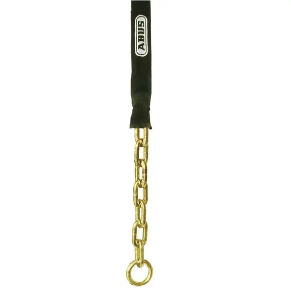 Abus Kette 9KS – textilummantelte Sicherungskette Klasse 3, 2,5 m