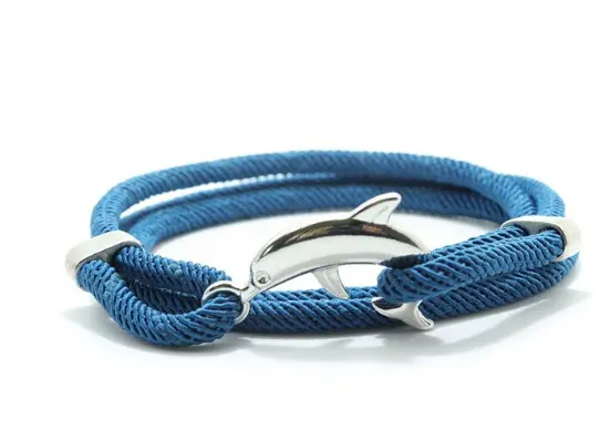 Adjustable Scuba Diver Dolphin Bracelet for Ocean Lovers