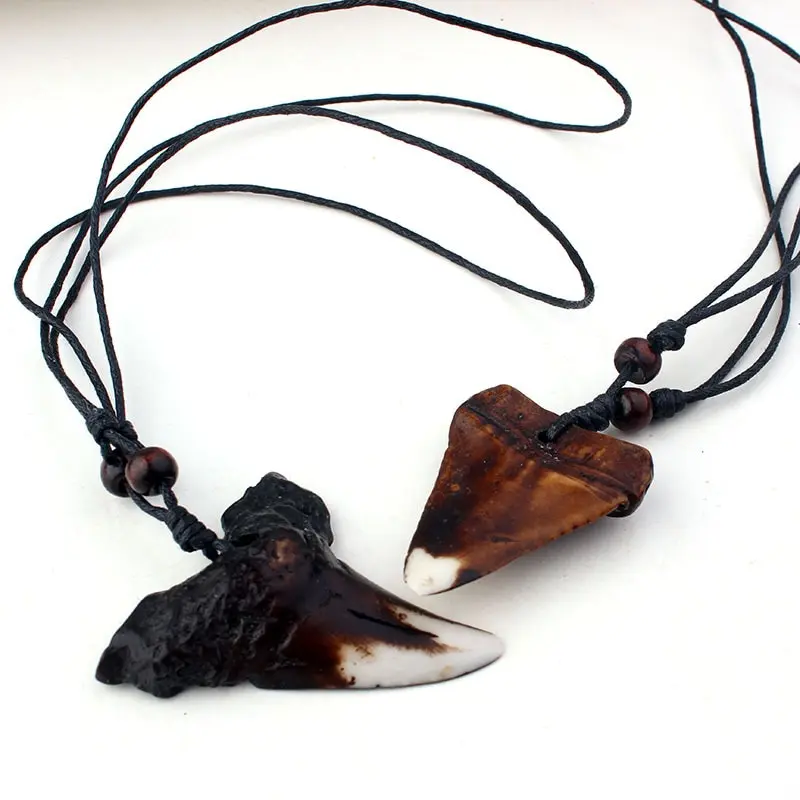 Adjustable Scuba Shark Teeth Necklace - Unisex