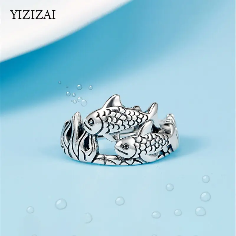 Adjustable Scuba Silver Ring