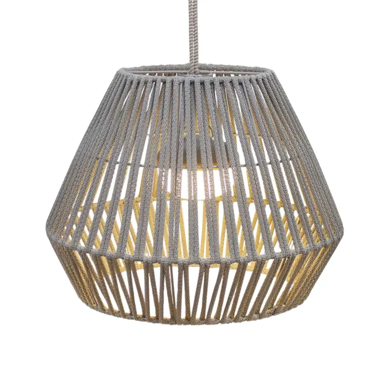Akku-LED-Hängelampe Contra aus recyceltem PVC | 30 cm