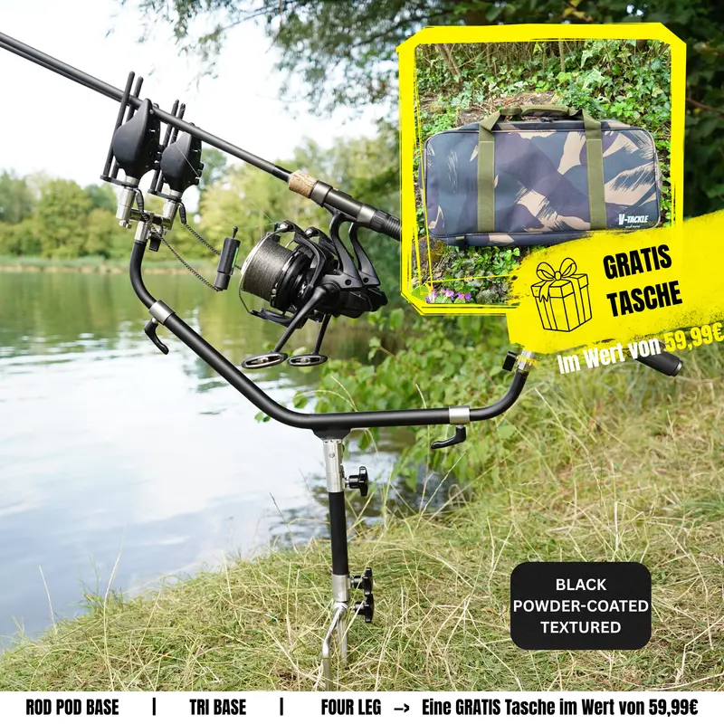 Angebot FREE BAG - Black Powder-Coating - V1 Rod Pod Tri-Base