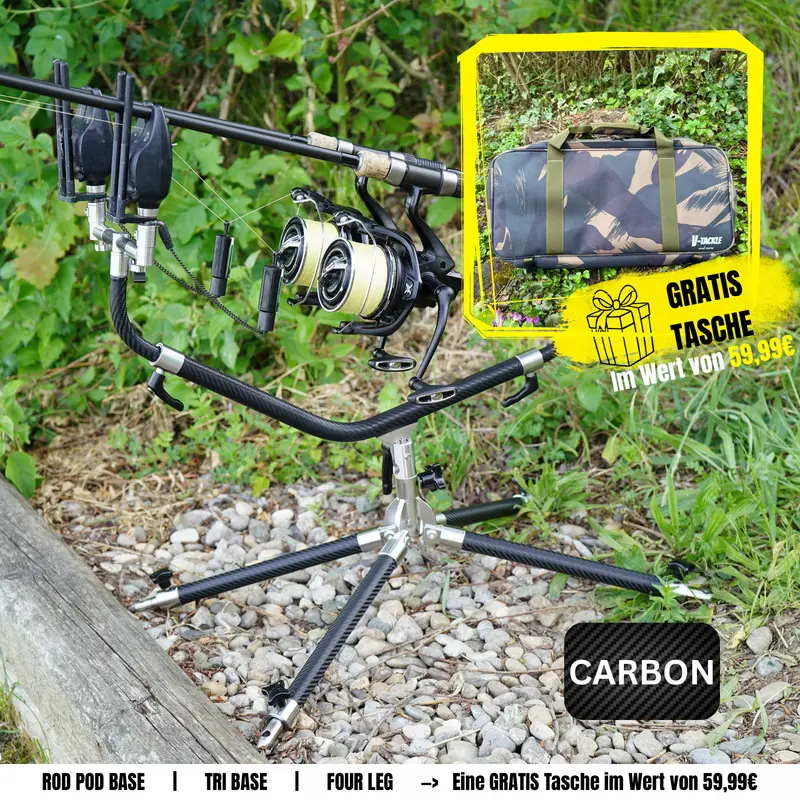 Angebot FREE BAG - Carbon - V1 Rod Pod Four Leg
