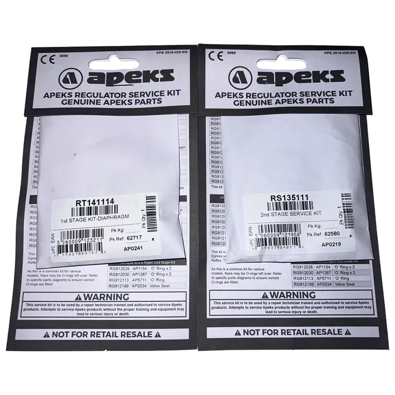 Apeks Service Kit 1+2 Stufe