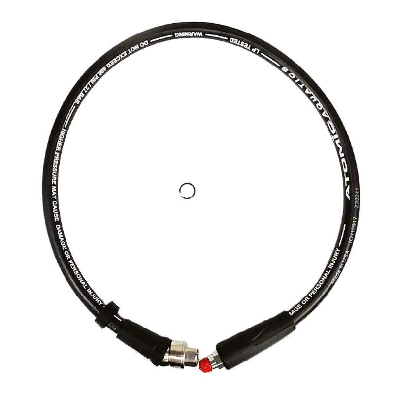 Atomic Atemreglerschlauch Stainless