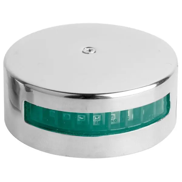 Attwood LED Positionslaterne Aufbaumontage – Steuerbord 2 sm, Edelstahl