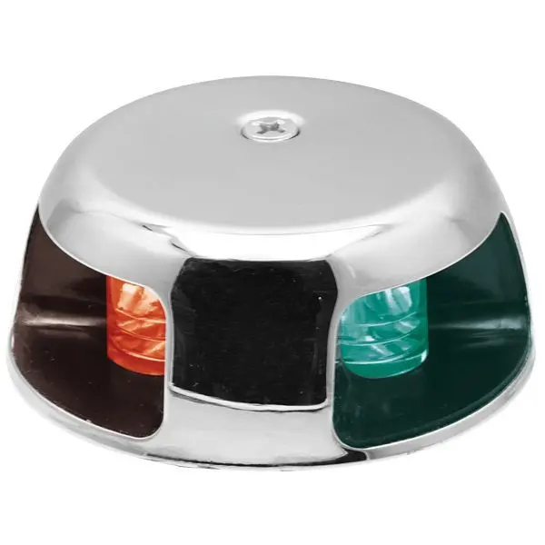Attwood LED Positionslaterne – Zwei-Farben, Aufbaumontage, Edelstahl, 1 sm