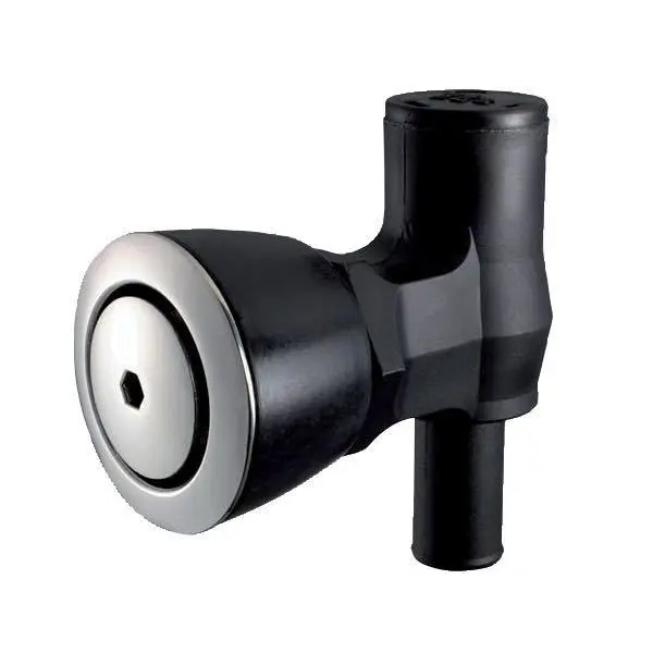 Attwood Tankbelüftung – flacher 90°-Einbau für Schlauchanschluss 16 mm