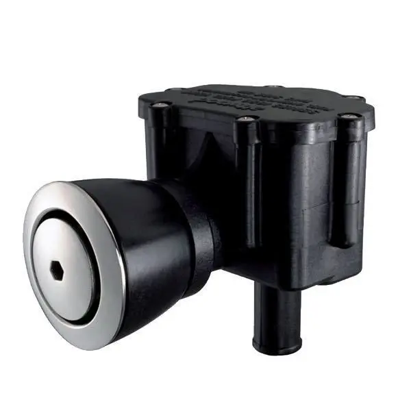 Attwood Tankbelüftung – flacher Einbau mit Rückschlagventil, 90°-Schlauchanschluss D 16 mm