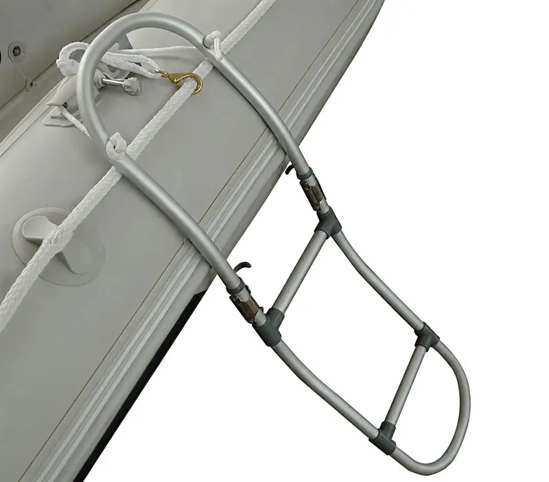 Badeleiter für Schlauchboote – 3 Stufen, klappbar & aus Aluminium 280 x 1100mm
