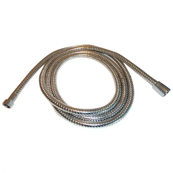 Barka Duschschlauch Edelstahl – flexibel, Anschluss 1/2″ und 3/8″, 2,5 m