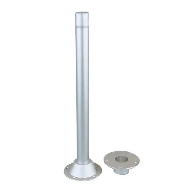Barka Tischstütze Aluminium eloxiert – Ø 55 mm, L 700 mm