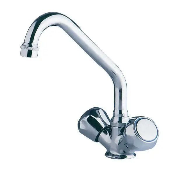 Barka Typ 3100 Schwenkarm-Mischbatterie – verchromtes Messing, bordtauglich