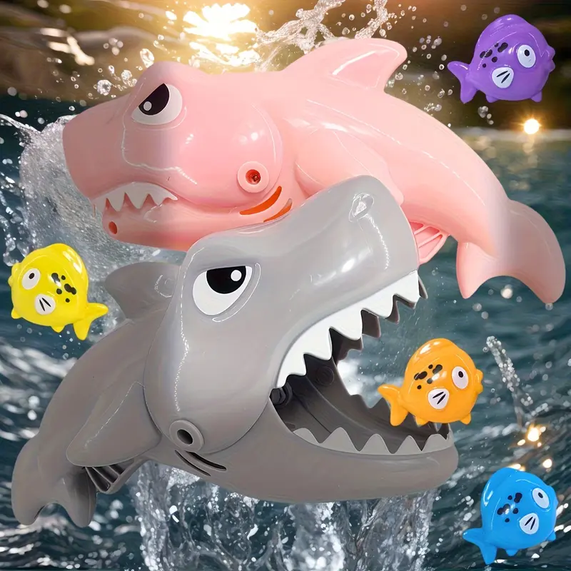 Bath Feeding Toy - Big Shark Eats Small Fish