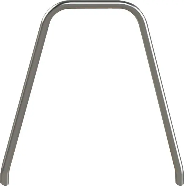 Batsystem Bugkorb zweiteilig – Edelstahl A4 (AISI 316), H 500 × B 480 mm