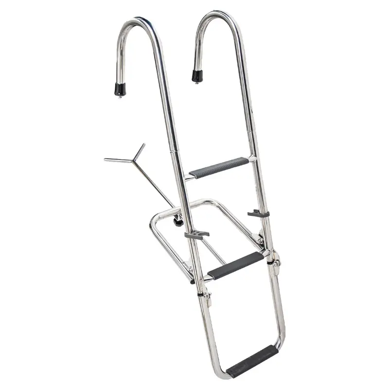 Batsystem Bugleiter ST110SNR – klappbare 3-stufige Bugplattformleiter mit schwenkbaren Griffen