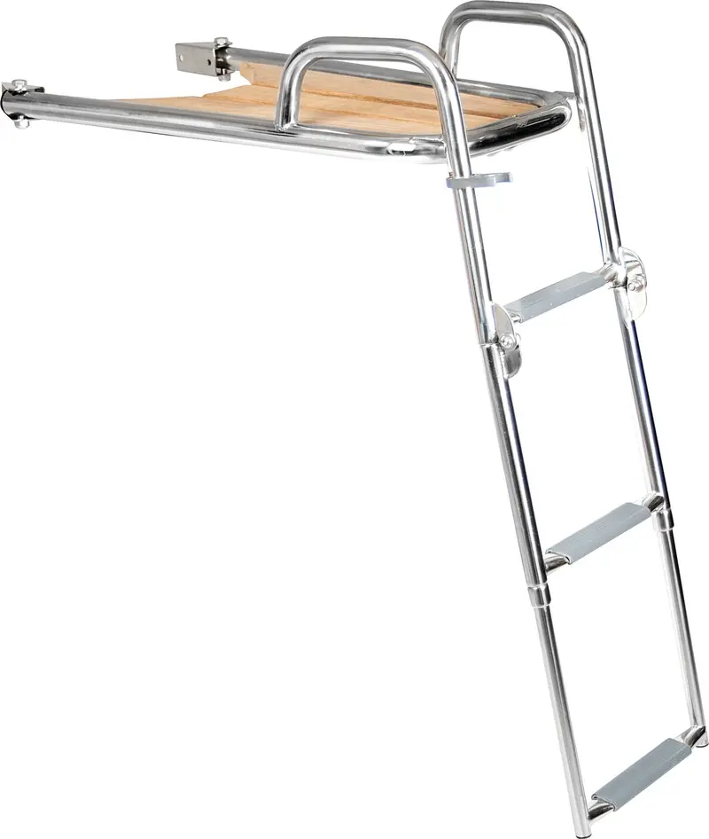 Batsystem Bugplattform Comfort – Badeplattform mit 3-stufiger Leiter