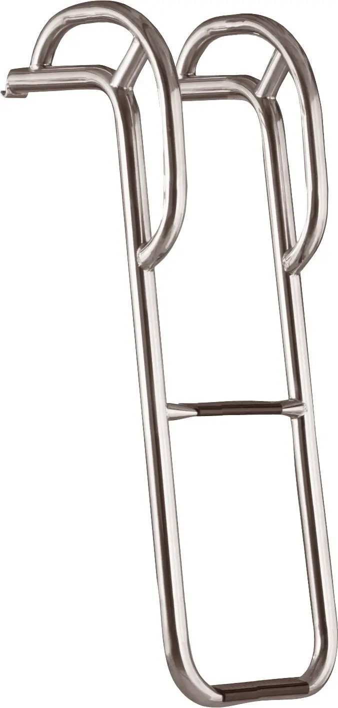 Batsystem Einhak-Bootsleiter – 2 Stufen, Aluminium/Kunststoff