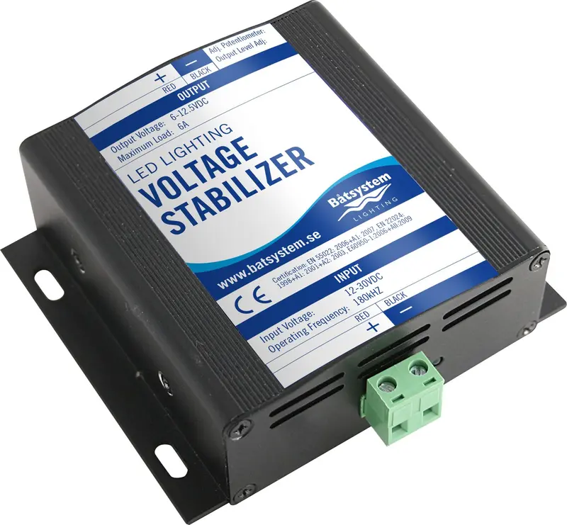 Batsystem IM21 Spannungsstabilisator für LED-Leuchten – Eingang 12–30 V, Ausgang 6–12,5 V