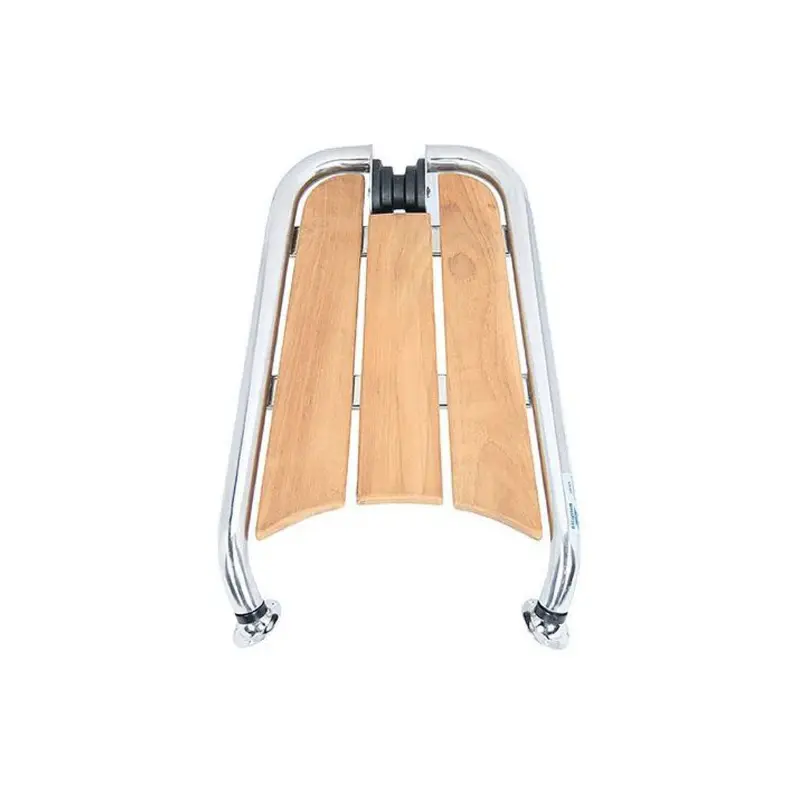Batsystem MPA550 Bugplattform mit Ankerrolle – Teak, für Motorboote 16–22 Fuß