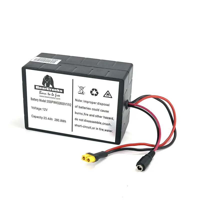 BearCreeks Lithium Batterie für Scavenger und Navitec Futterboot 23,4Ah