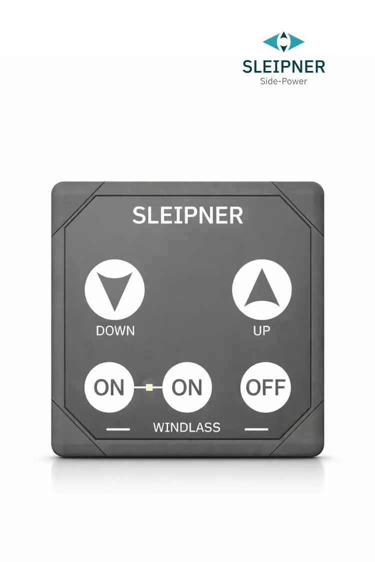 Bedienpanel mit Tipptasten für Sleipner® Ankerwinde, grau (86-08950)