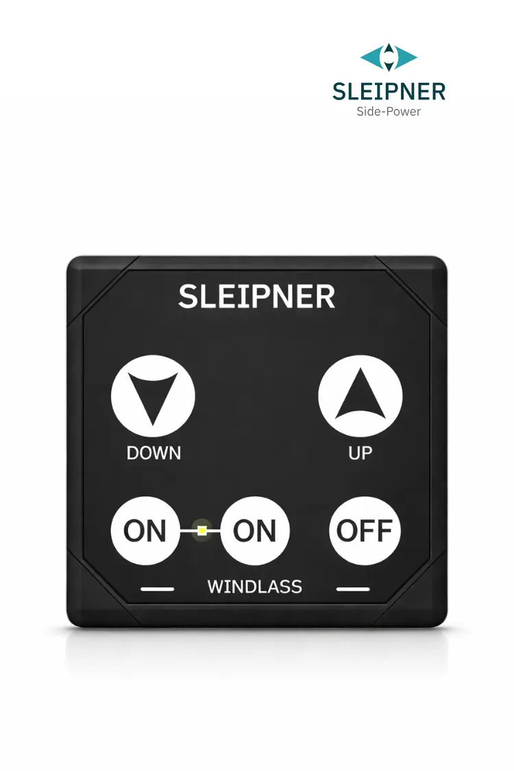 Bedienpanel mit Tipptasten für Sleipner® Ankerwinde, schwarz (86-08950 S)