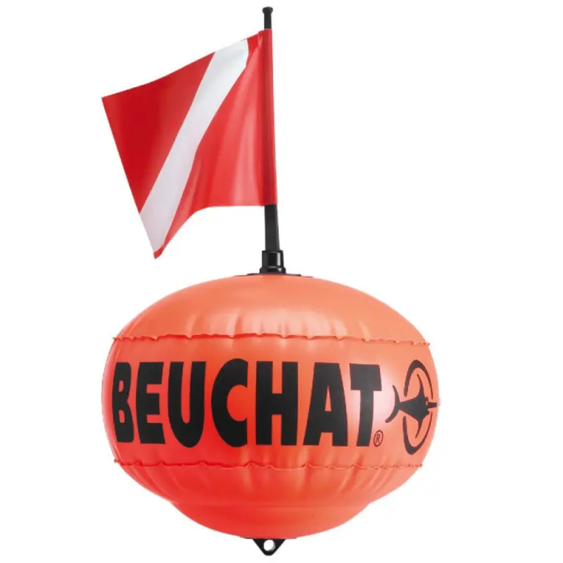Beuchat - Runde Boje aus PVC mit Flagge und Leine