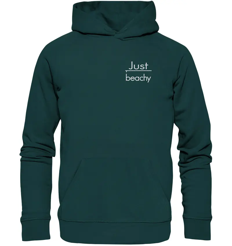 Boardtime-Just beachy - Organic Hoodie (Stick)