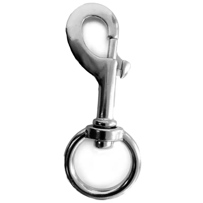 Bolt snap 12 cm - schwer -Edelstahl-