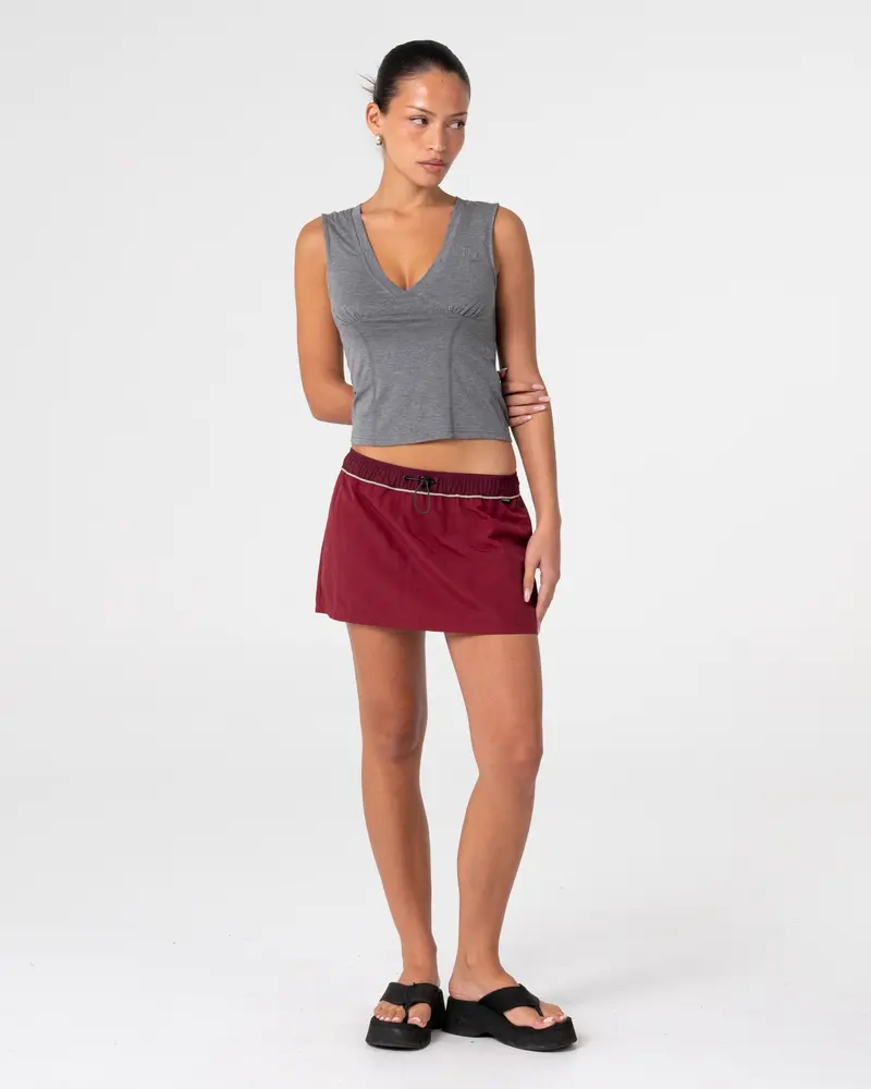 Breezy Wind Cheater Mini Skirt