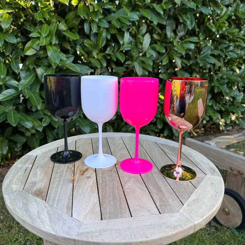 Bruchfeste Weingläser aus Kunststoff für Boot & Yacht - 4er Set