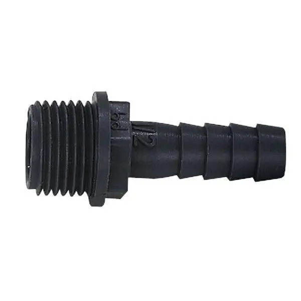 CANSB Schlauchanschlussstutzen Kunststoff – 3/8″-Gewinde für Schlauch-ID 12 mm