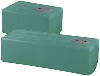 CANSB Wassertank 52 l – flacher Einbautank aus Kunststoff mit Inspektionsdeckel