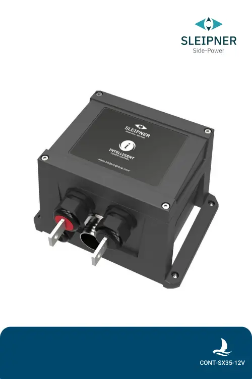 Control-Box inkl. Last- & Steuerrelais für Sleipner® SX50 PRO™ 12V (CONT-SXP50-12V)