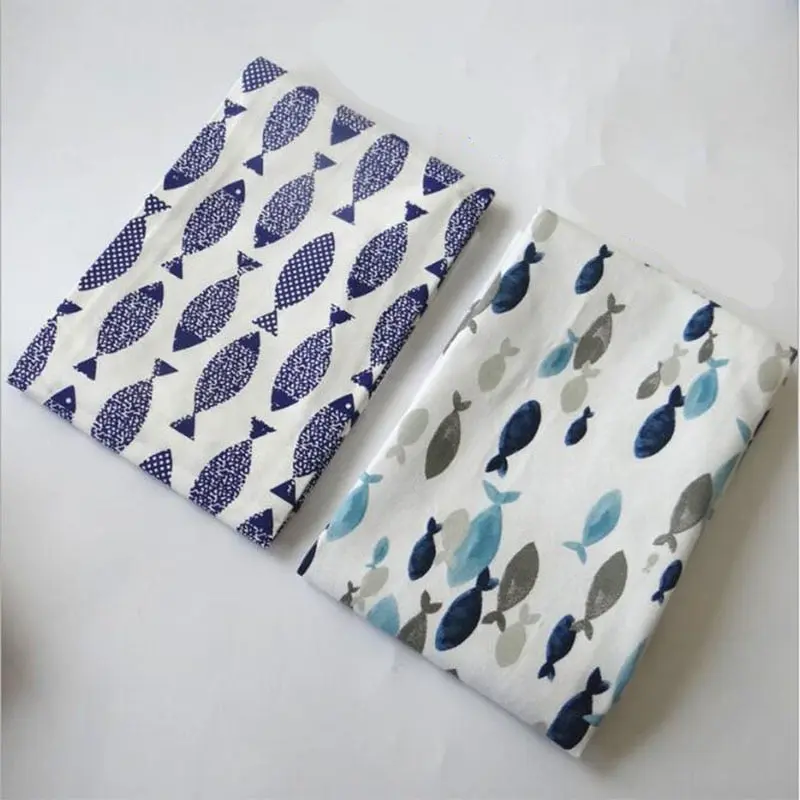 Cotton Ocean Placemats or Kitchen Towels