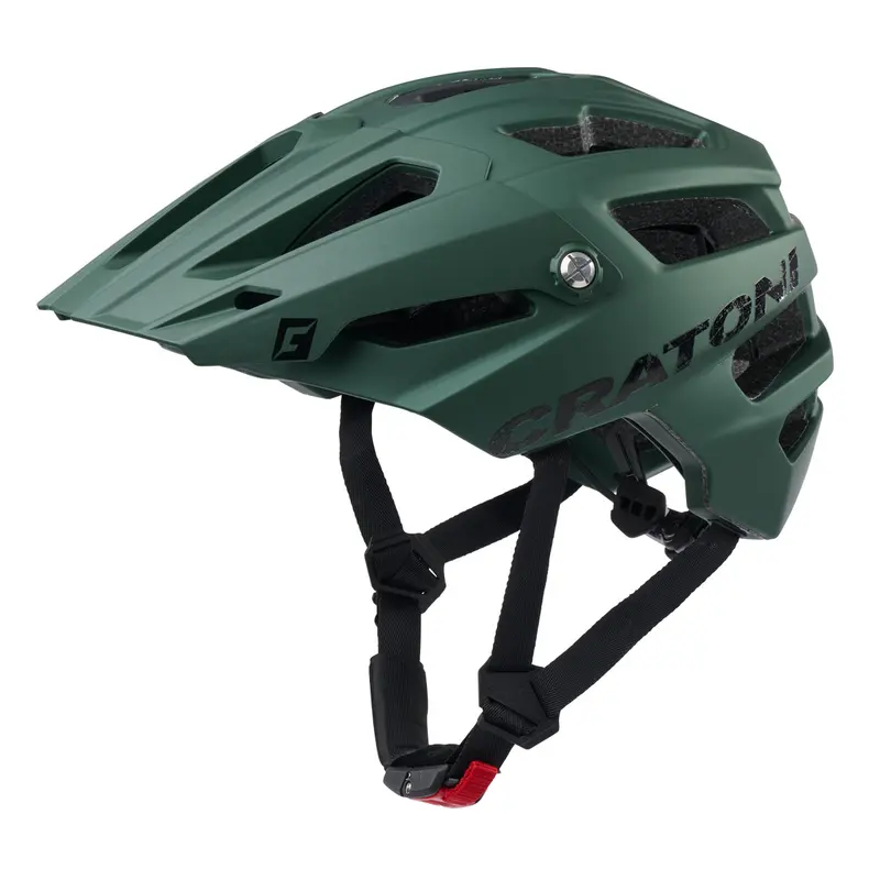 Cratoni AllTrack MTB Helm green metallic matt