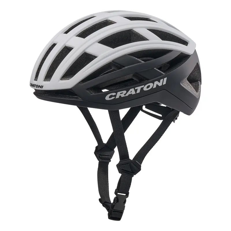 Cratoni C-AirLite Rennrad Helm white-black matt