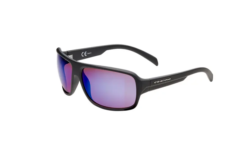 Cratoni C-Ice COLOR+ Driving - black matt + grey-pink with blue mirror