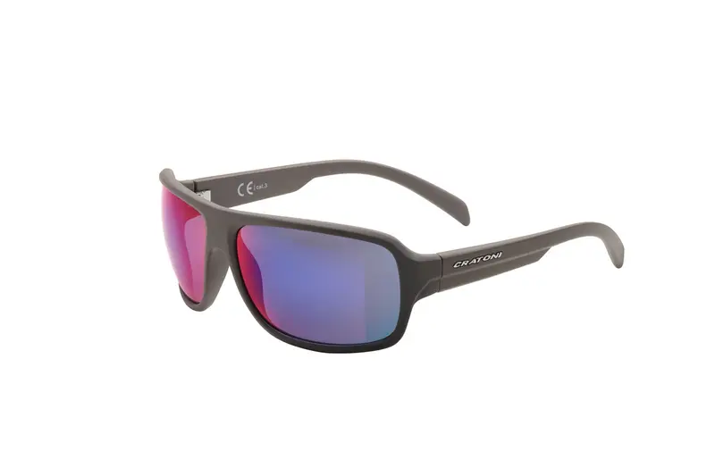 Cratoni C-Ice COLOR+ Lifestyle - coffee matt + grey-blue with plasma mirror